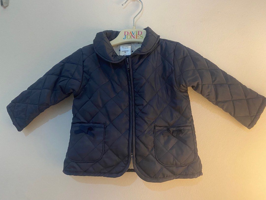 KMart Baby Girl Light Jacket (Navy), Babies & Kids, Babies & Kids