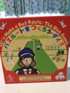 Let's Make a Bus Route Dice Game Board Game