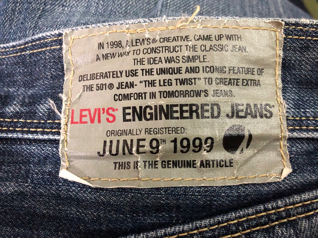 Levi's engineered jeans 1999 outlet