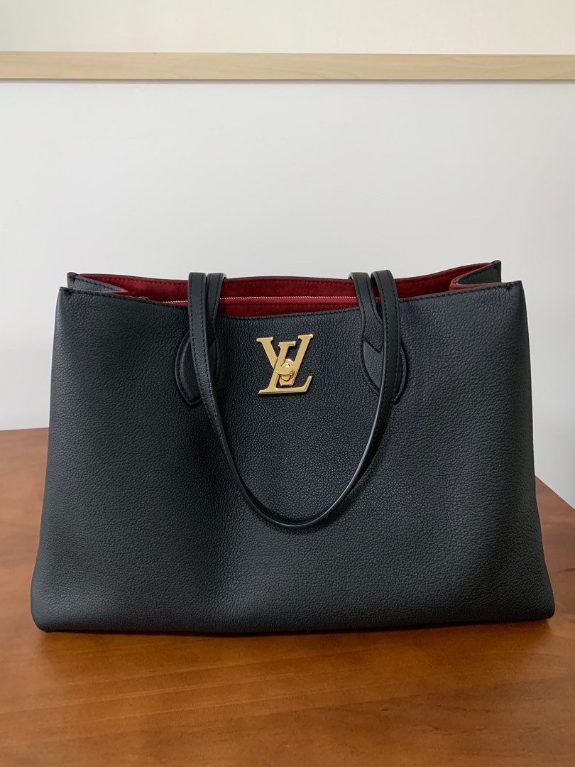 Louis Vuitton Lockme Shopper Greige - LVLENKA Luxury Consignment