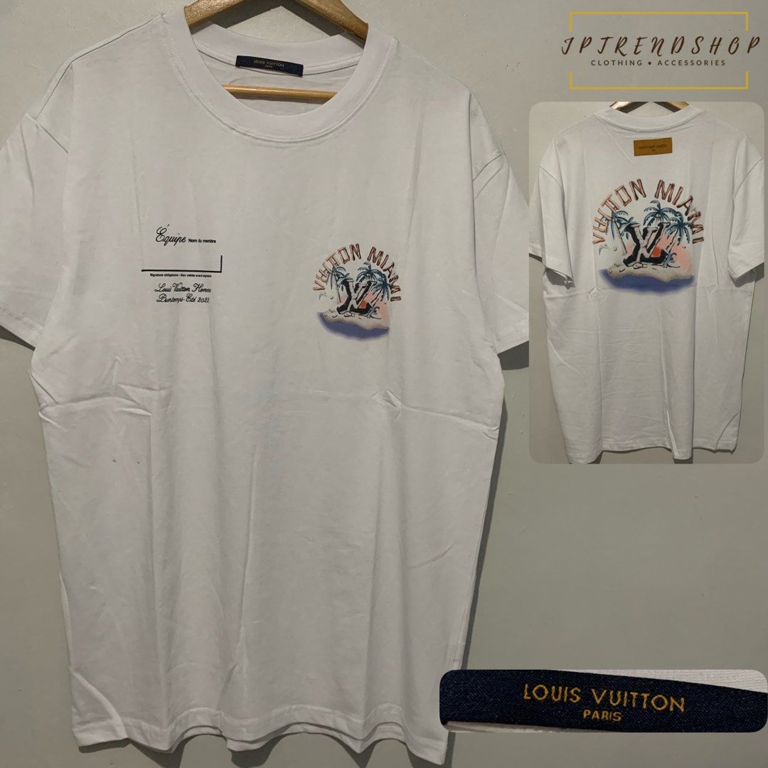 LV louis vuitton t shirt, Men's Fashion, Tops & Sets, Tshirts & Polo Shirts  on Carousell