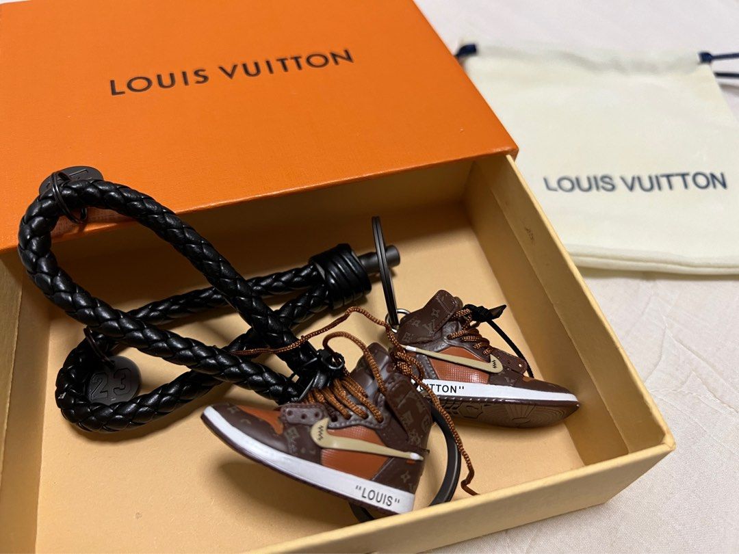 Louis Vuitton Shoe Keychain with Box & Clothbag, Luxury, Accessories on  Carousell