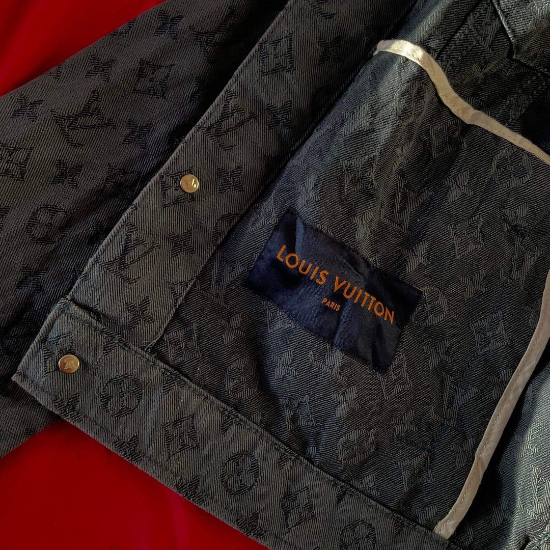 Louis Vuitton, Jackets & Coats, Unisex Louis Vuitton X Virgil Abloh Monogram  Denim Jacket Size 48