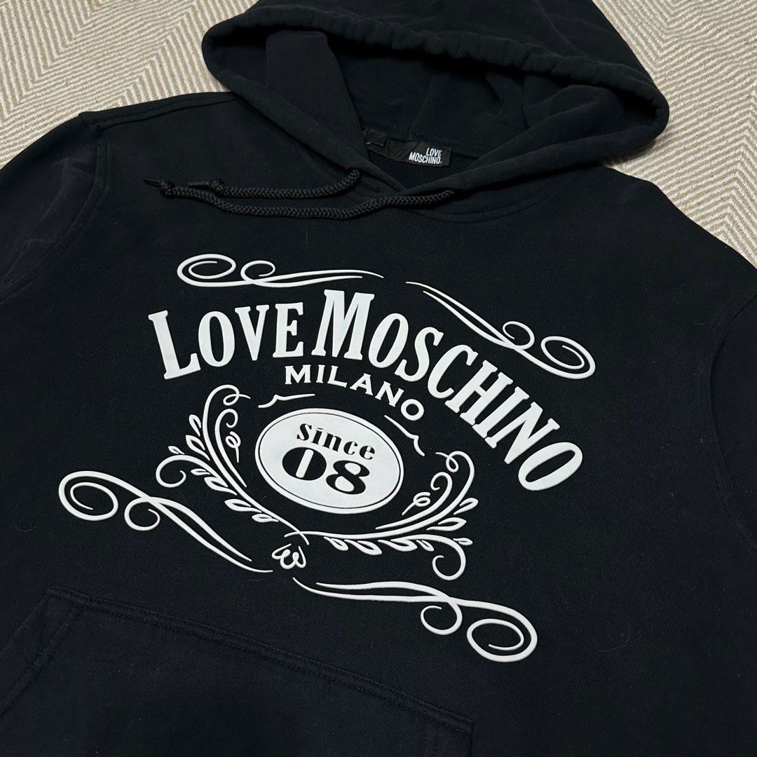 Mens love deals moschino hoodie