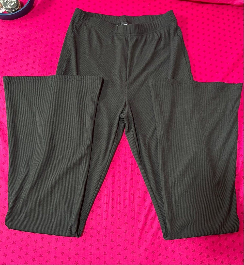 Lovito Black flare pants XL Plus size ⋆ ˚｡⋆୨♡୧⋆ ˚｡⋆ fairy closet, Women's  Fashion, Bottoms, Other Bottoms on Carousell