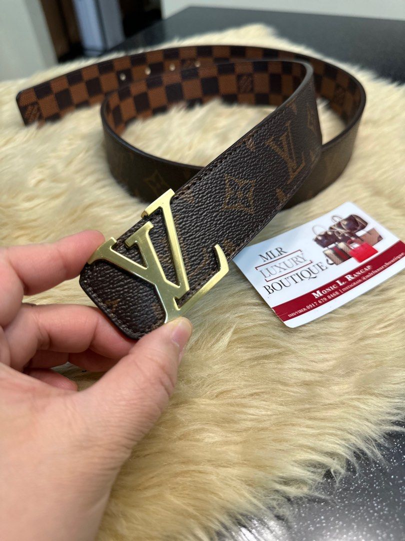 Supreme x LV Belt (Brown), Luxury, Accessories on Carousell