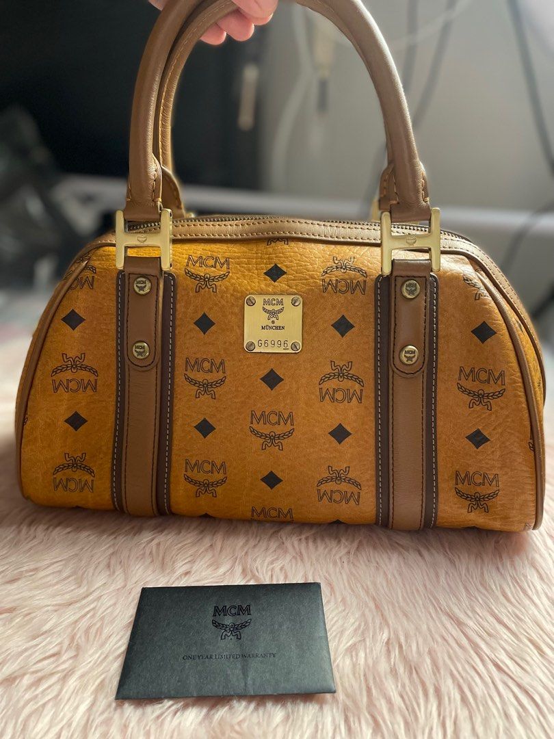 MCM Alma Type Small Bag, Luxury, Bags & Wallets on Carousell