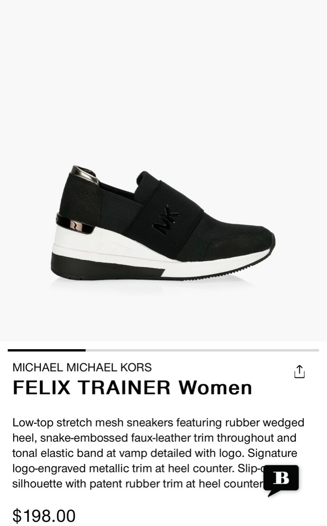 Michael Kors Felix Trainer Wedge Slip On Sneakers, Men's Fashion, Footwear,  Sneakers on Carousell