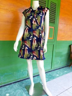 Mididress navy ocean