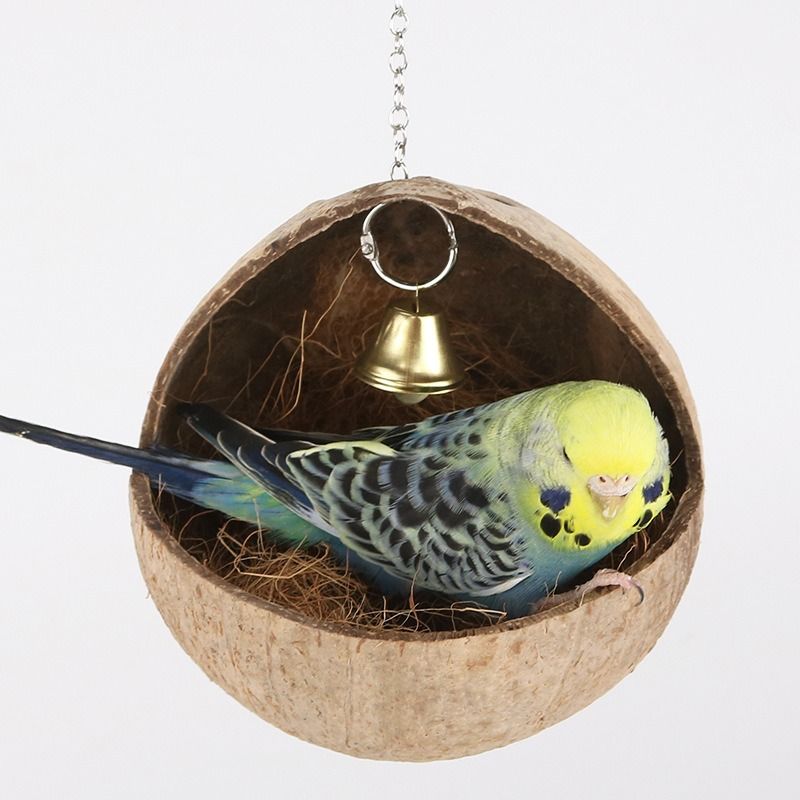 Natural Coconut Shell Bird Nest Parrot Nest Parrot Breeding Box