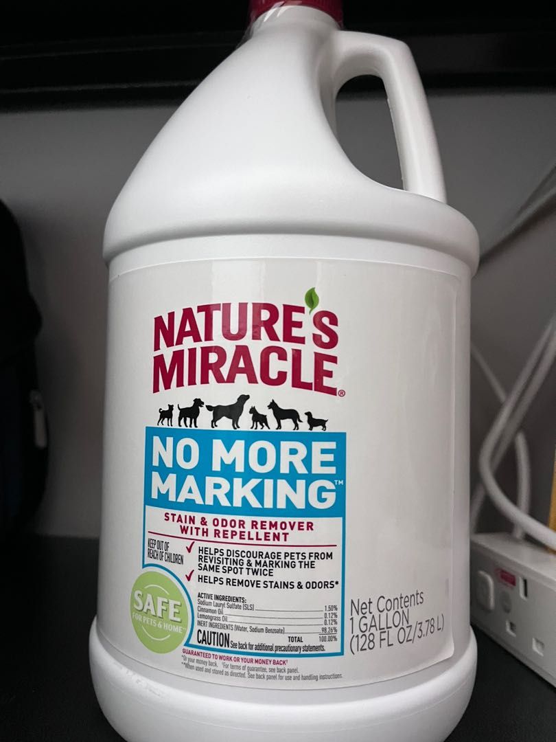 Nature's miracle no more marking stain & odor remover hot sale