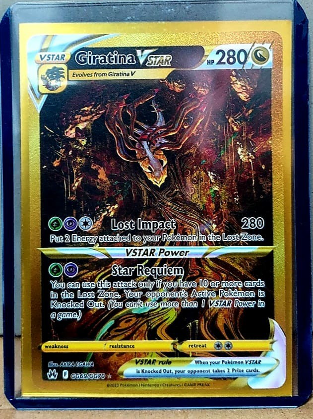 Card Pokémon Giratina-v-astro (gg69/gg70) V-star Original