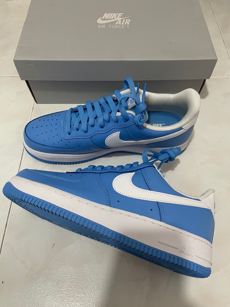 Nike Air Force 1 Low '07 University Blue White Men's - DC2911-400 - US