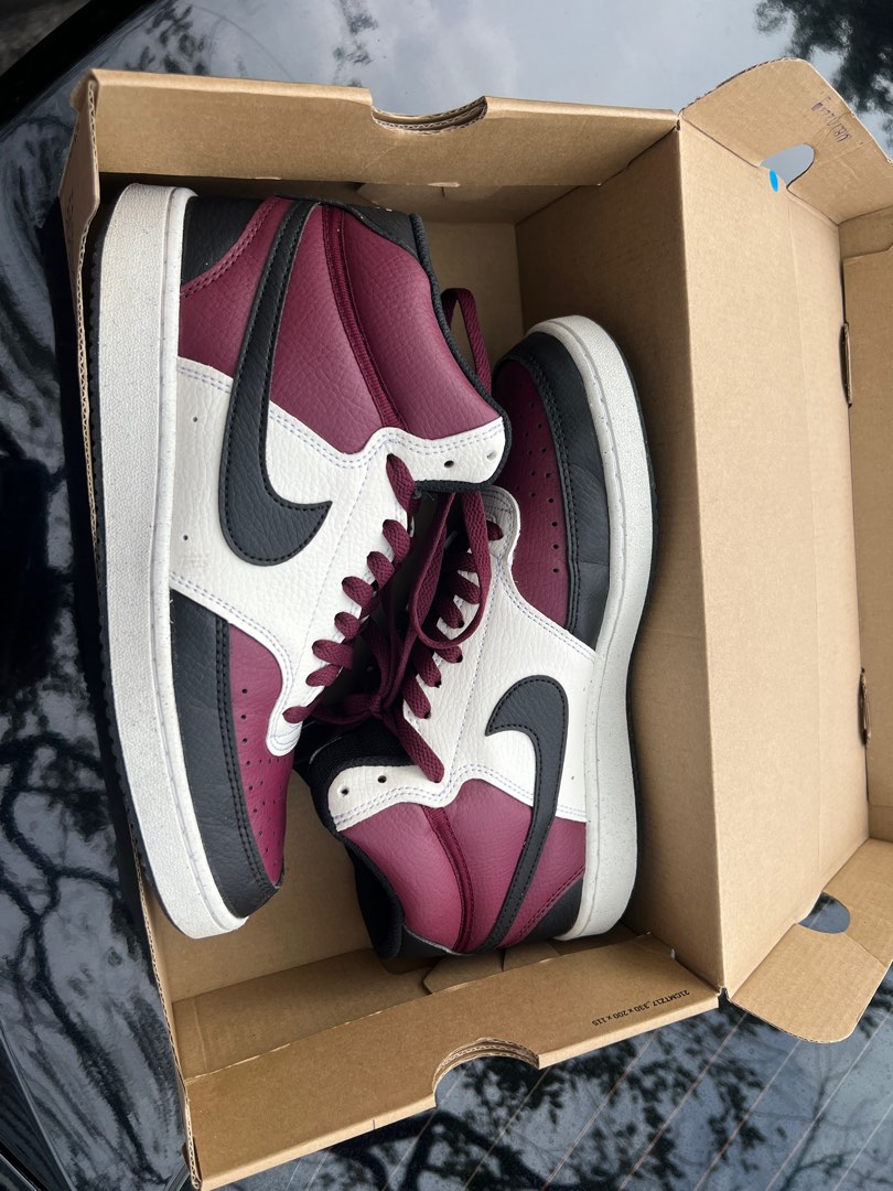 Original Nike Court Vision Mid Women s Fashion Footwear Sneakers on
