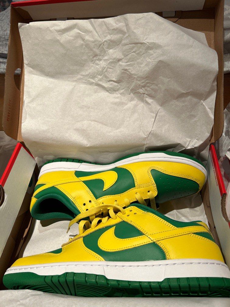 Nike Dunk low Retro Bttys Brazil 巴西us 10/10.5, 男裝, 鞋, 波鞋