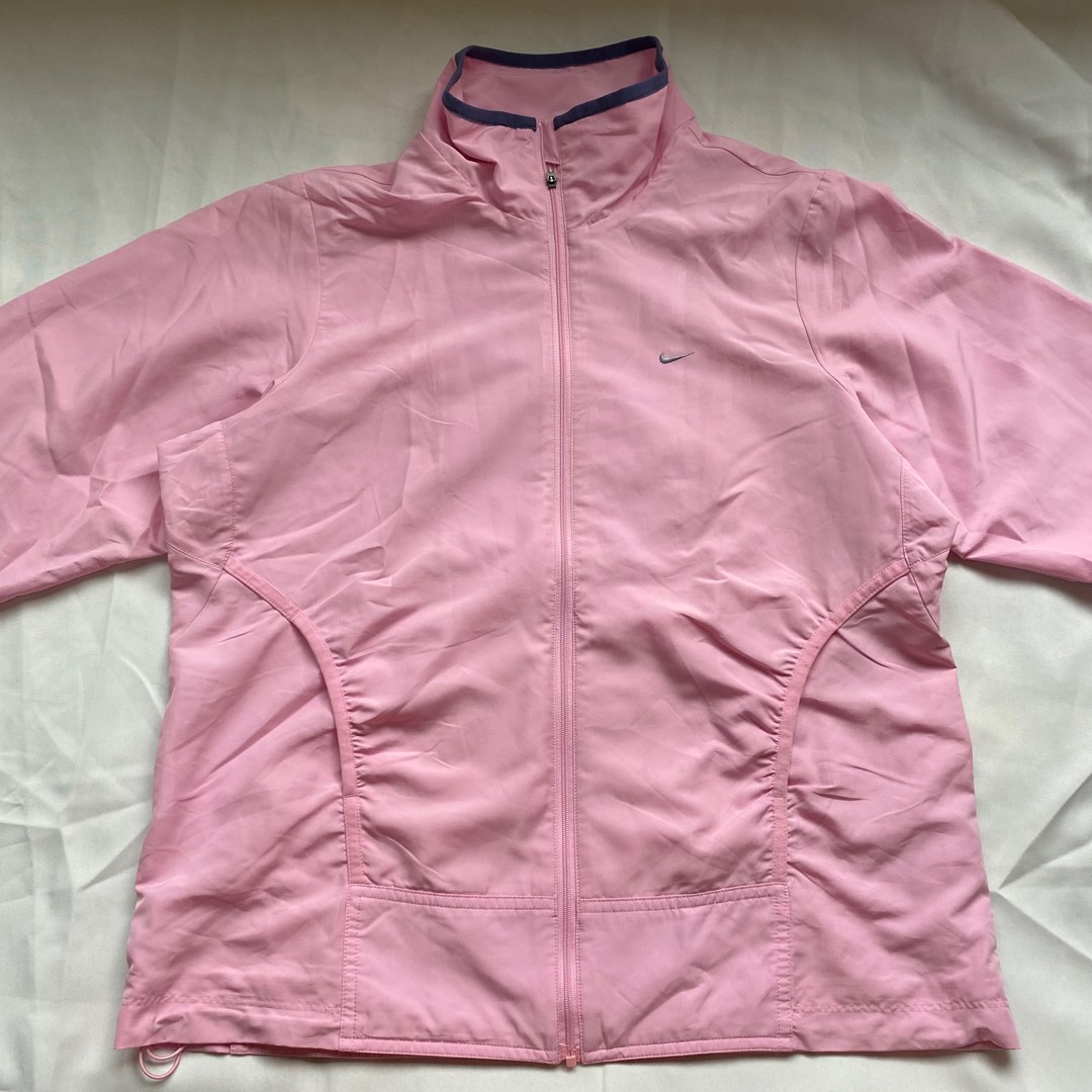 nike running jacket pink