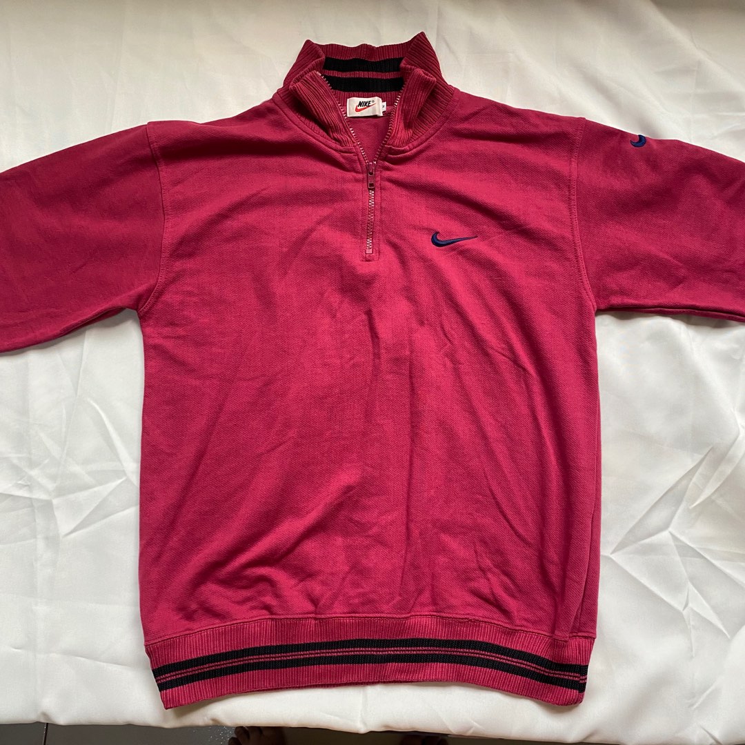 Nike red jacket men s fashion coats jackets and outerwear on carousell