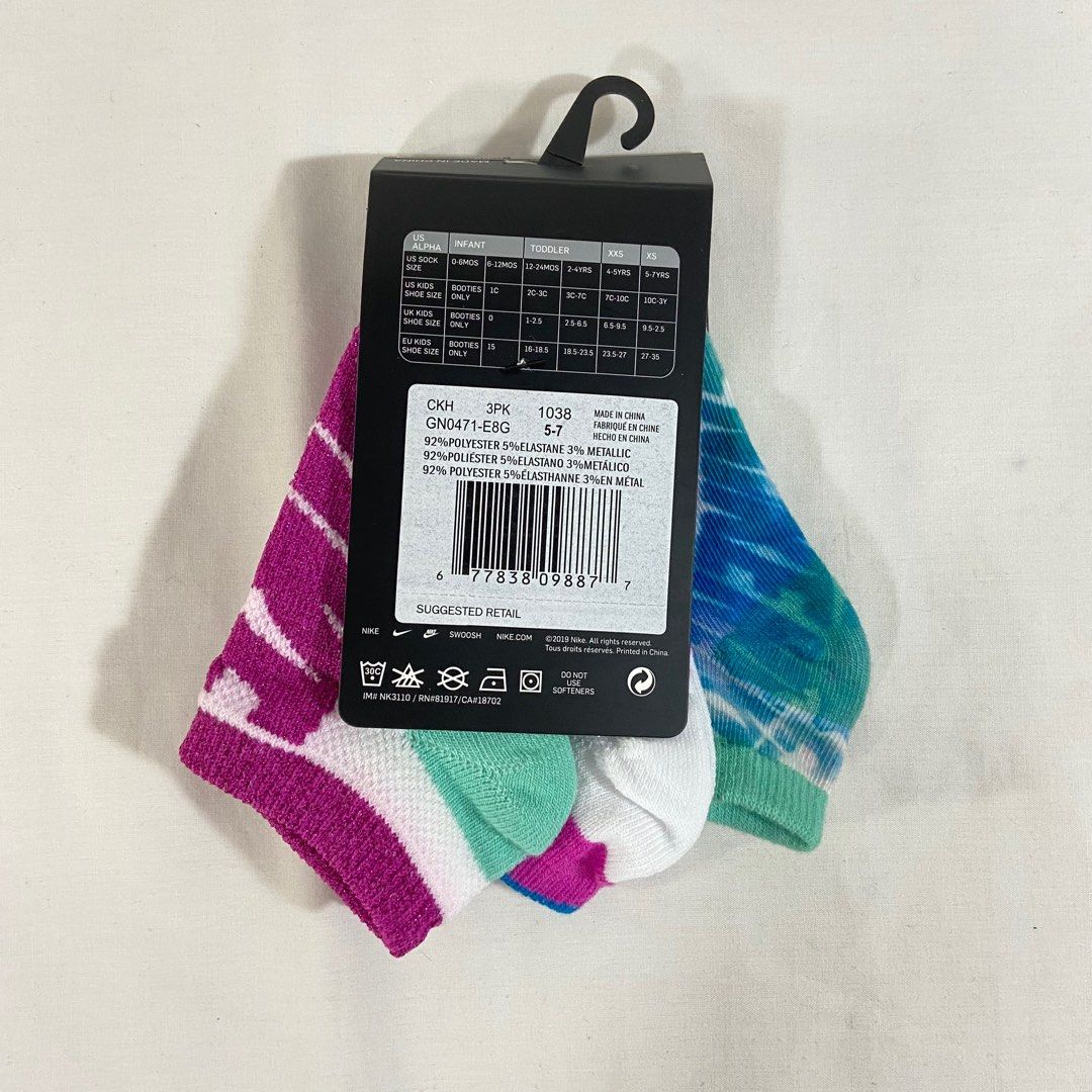 childrens nike trainer socks