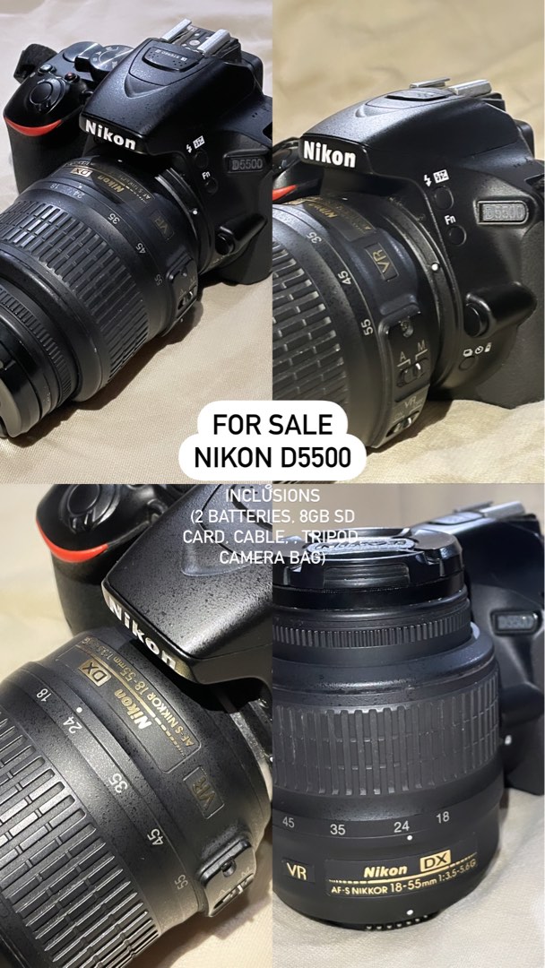NIKON DSLR D5500, Photography, Cameras on Carousell