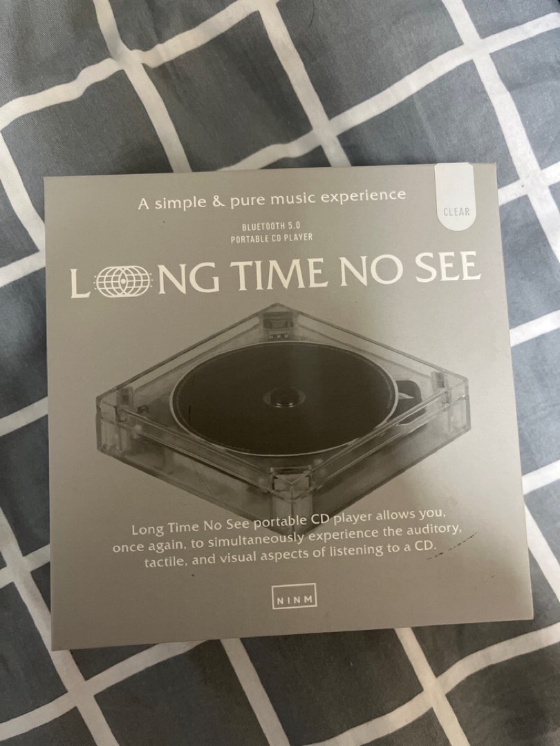 NINM lab long time no see portable CD Player, 音響器材, 可攜式音響設備 Carousell