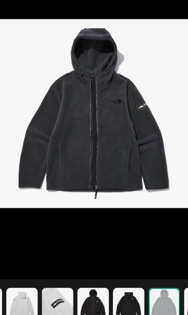 Northface mellow fleece ex hoodie 95(M), 男裝, 外套及戶外衣服