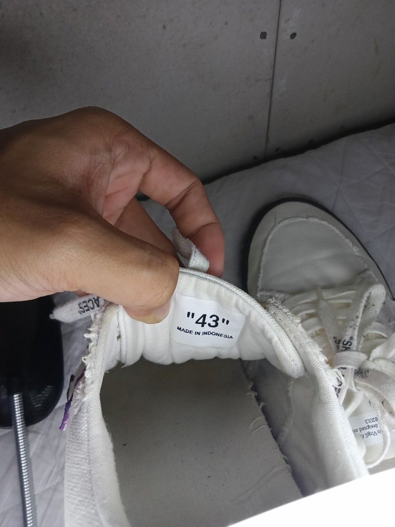 Fake off white sale vulcanized