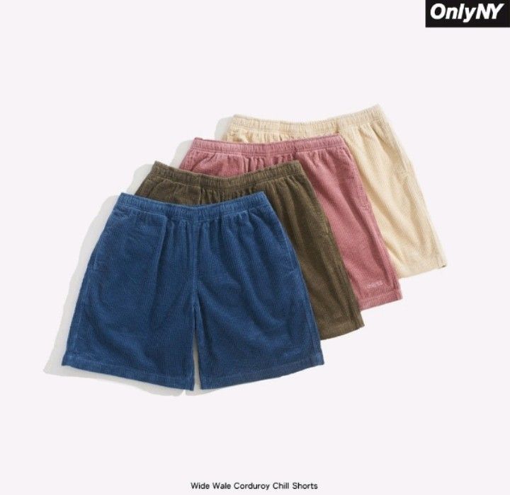 OnlyNY - WIDE WALE CORDUROY CHILL SHORTS 燈芯绒, 他的時尚, 褲子