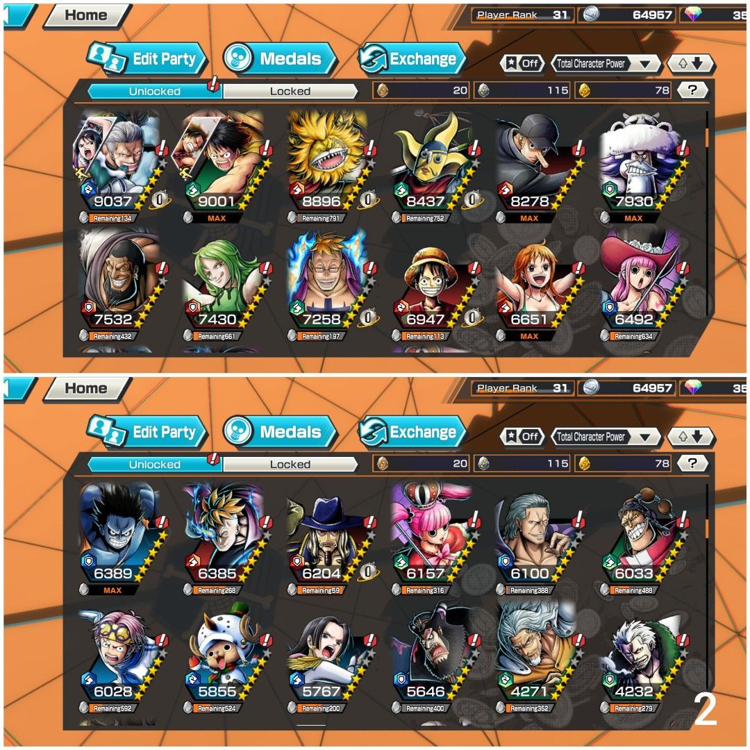 OPBR One Piece Bounty Rush Account Roger Extreme Legendary, Video