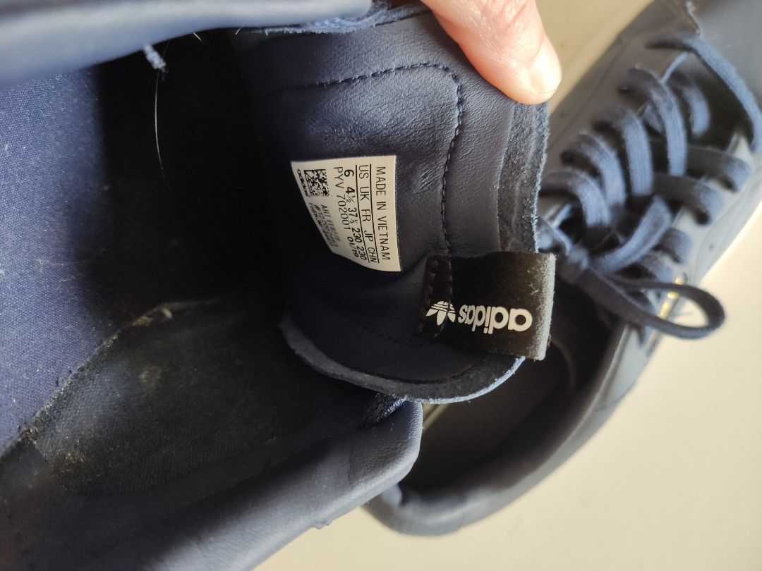 Original Adidas Sleek Navy Blue Women s Fashion Footwear Sneakers on Carousell