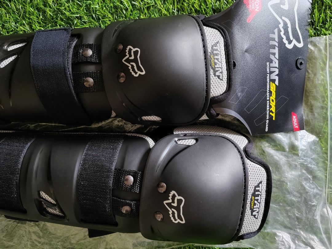 ORIGINAL FOX RACING TITAN SPORT KNEE/SHIN PADS MOTOCROSS DIRTBIKE
