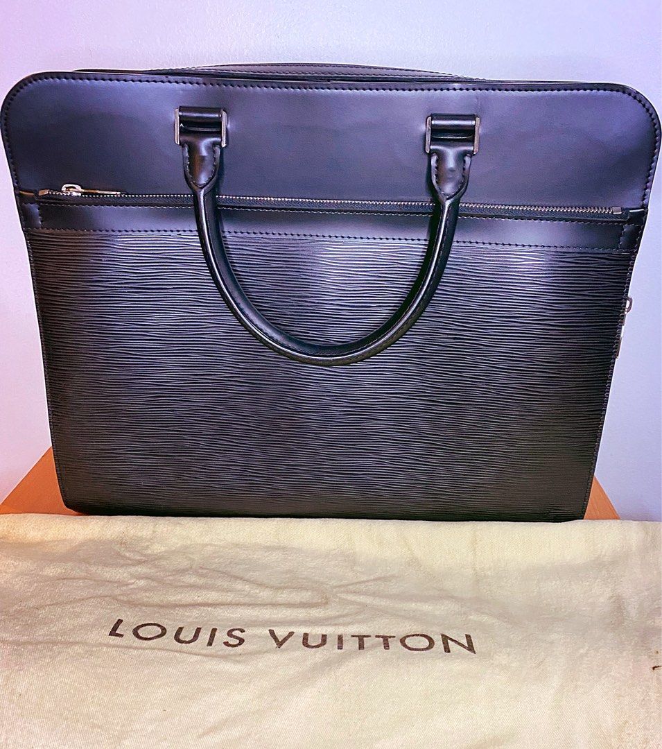 Louis Vuitton Epi Leather Bassano GM Briefcase at 1stDibs