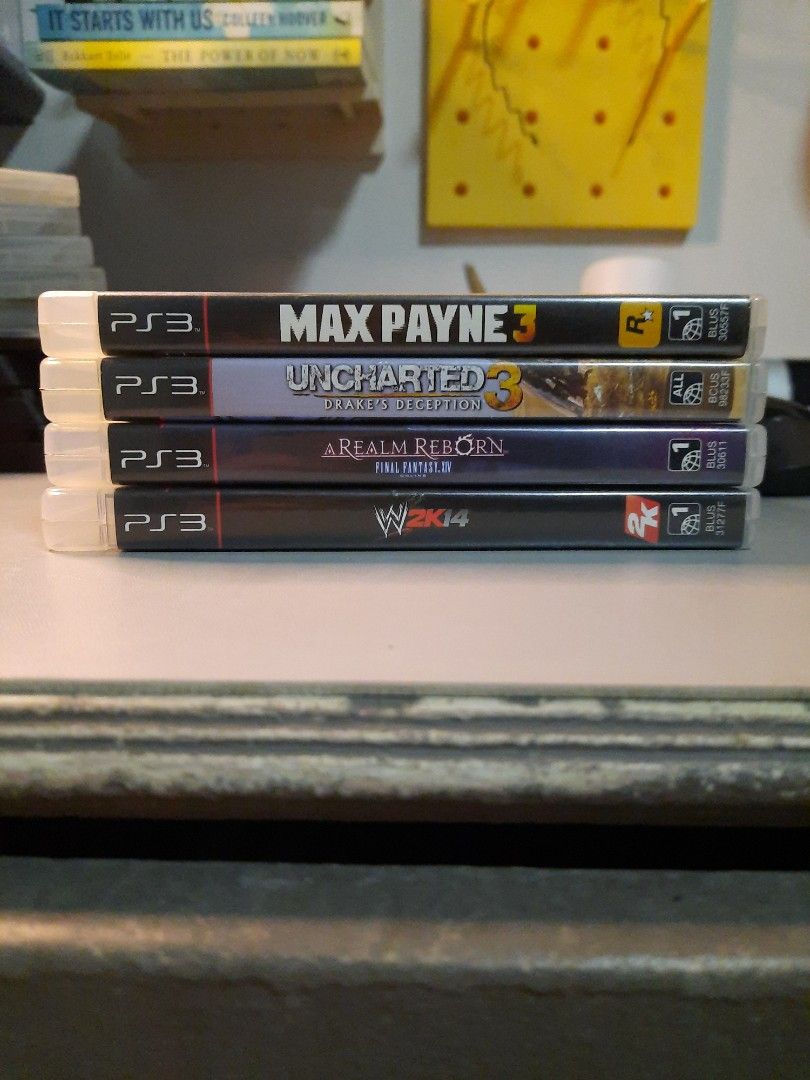ORIGINAL PS3 GAMES (Category: PlayStation) located in Valenzuela. Submitted by MGA_ALAALA_NG_STAFE (Listing ID 1210866094, Image 1). Description: AVAILABLE 200/ea 🫰🏼 FINAL FANTASY XIV 🫰🏼W2K14 SOLD 🚫 MAX PAYNE 3 🚫 UNCHARTED 3.