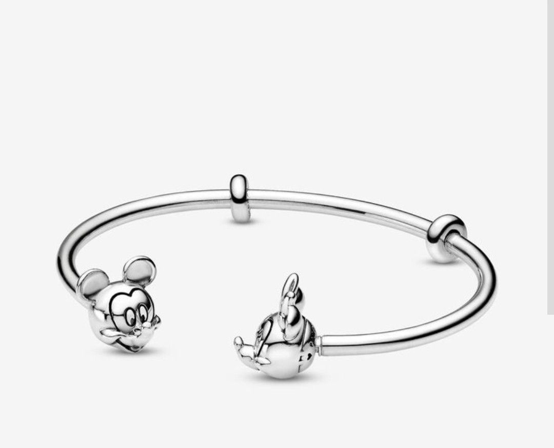 Mickey and online minnie open bangle