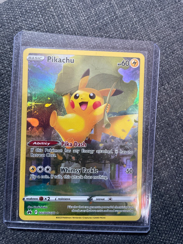 Pikachu Full Art, Hobbies & Toys, Toys & Games on Carousell