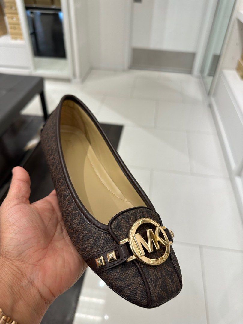 Lillie Leather Moccasin  Michael Kors