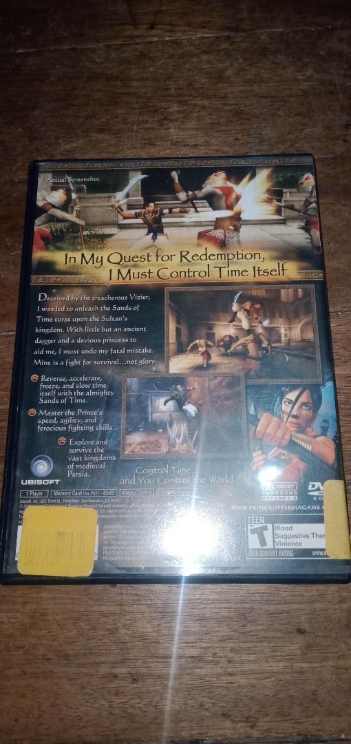 Prince of Persia: The Sands of Time (Not to be Sold Separately) - PlayStation  2 [AU] - VGCollect