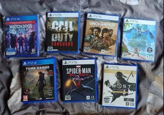 PS4 and PS5 games