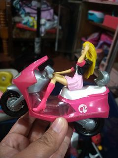 Pull up motor Barbie authentic