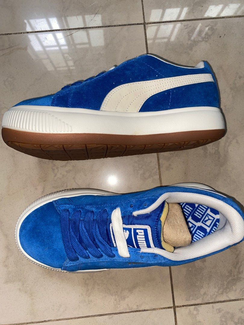 Puma Blue Suede Mayu UP Wns Women s Fashion Footwear Sneakers