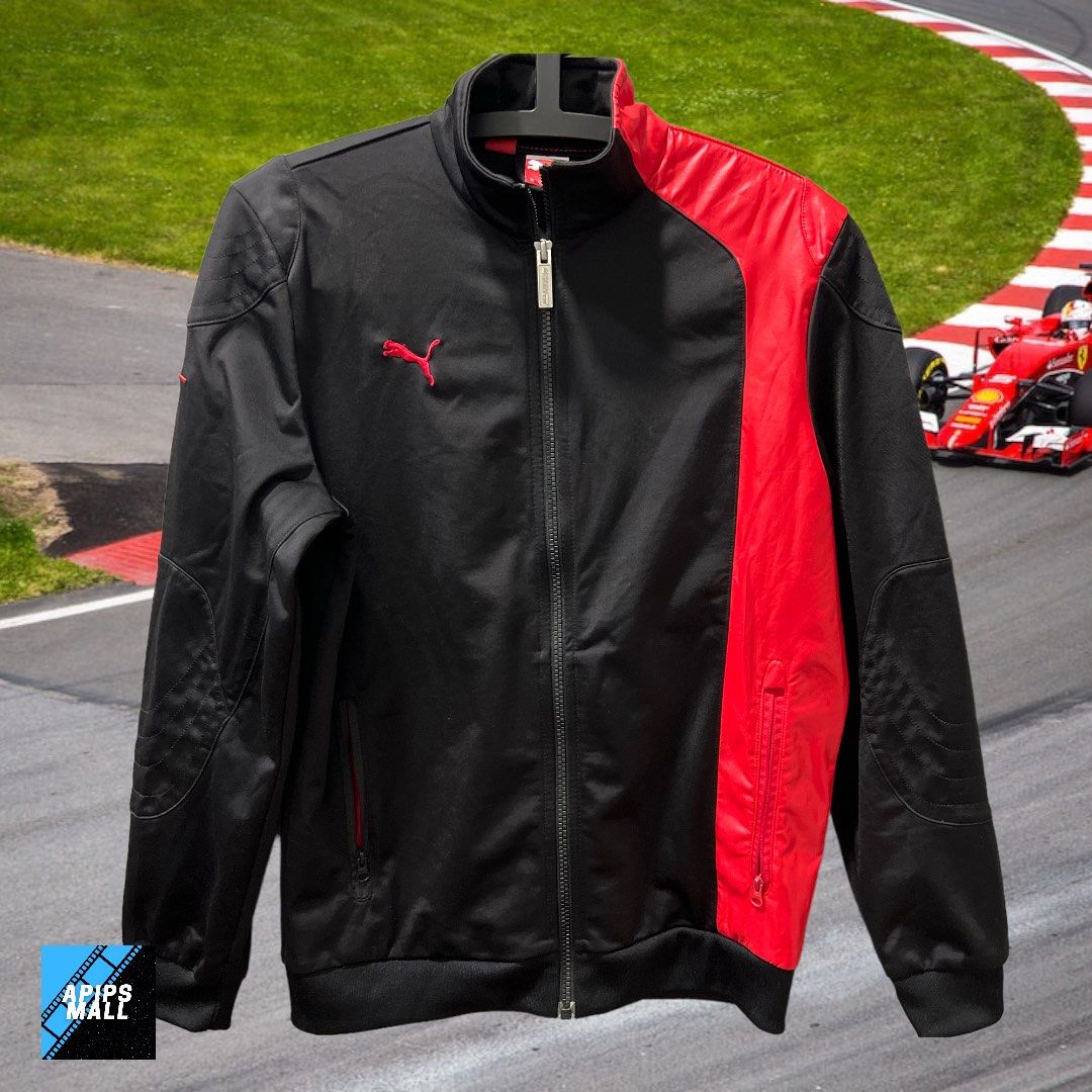 Puma ferrari leather jacket mens shop