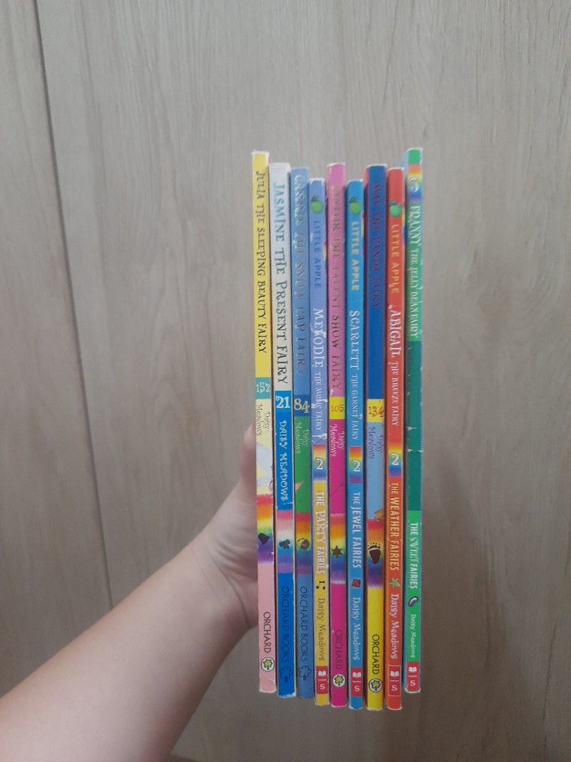 Rainbow Magic Book series EACH SOLD SEPARATELY (Category: Children's Books) located in Las Pinas. Submitted by TWMall (Listing ID 1210850231, Image 2). Description: ☑ P75 each (per book) ☑ P680 for all 9 books bundle deal ☑ Collectible books!! ☑ If you get the bundle deal, you'll get many freebies 🥰😊 ☑ RFS: outgrown. decluttering. hope to find a buyer to care and enjoy reading these books ❤ ☑ Perfect for Gifting ☑ For Shopee checkout or courier