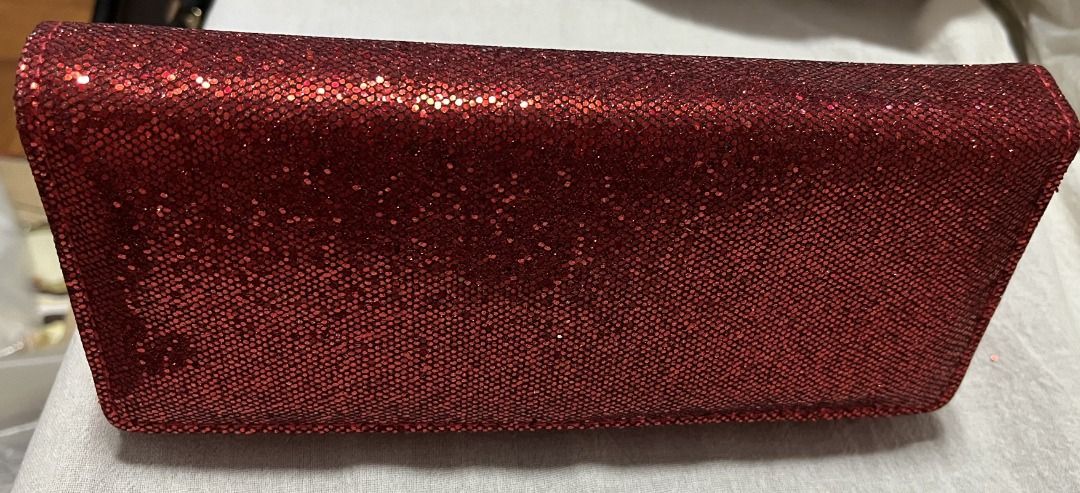 Red hotsell glitter bag