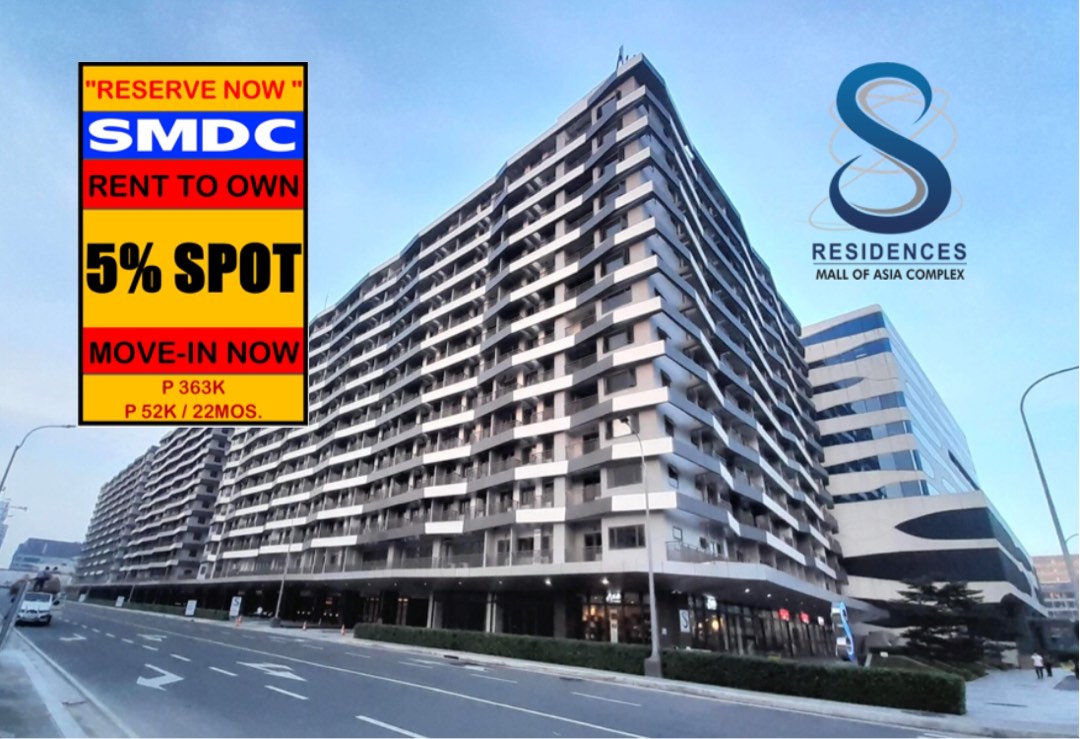 Rent to own Condo in Pasay City; Mall of Asia SMDC S Residences near in