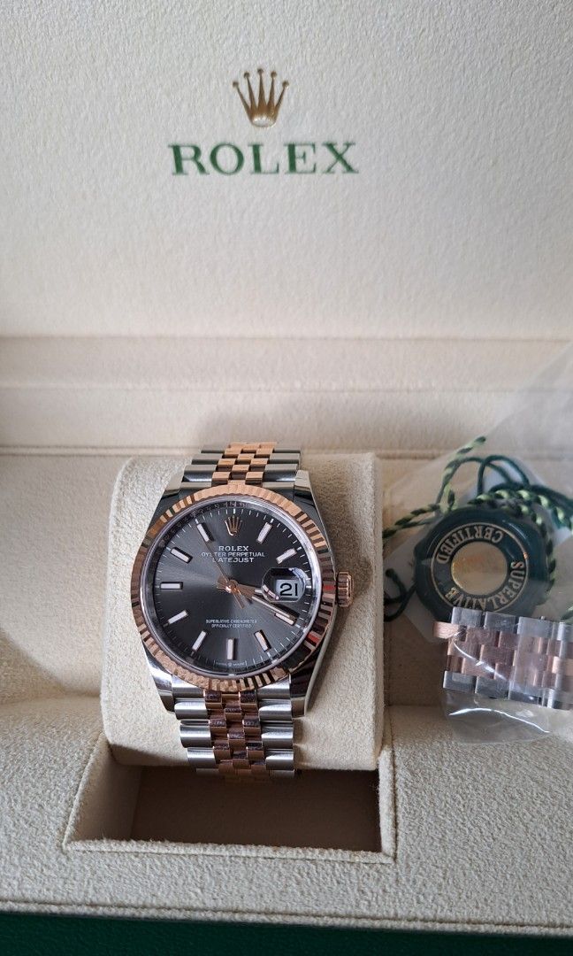 Rolex Datejust M126231 36mm Everose Gold Luxury Watches on