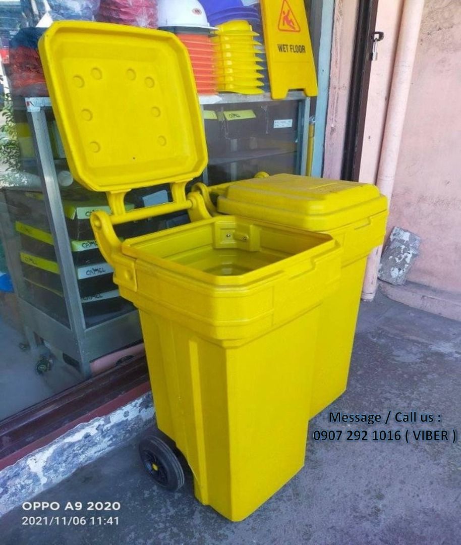 Roller king trash bin 150L supplier 636, Furniture & Home Living