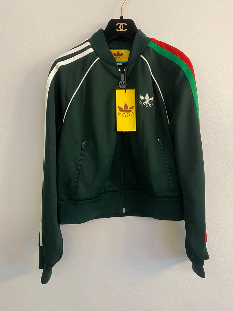 (RTP $2,650) GUCCI ADIDAS CROPPED JACKET, Luxury, Apparel on Carousell