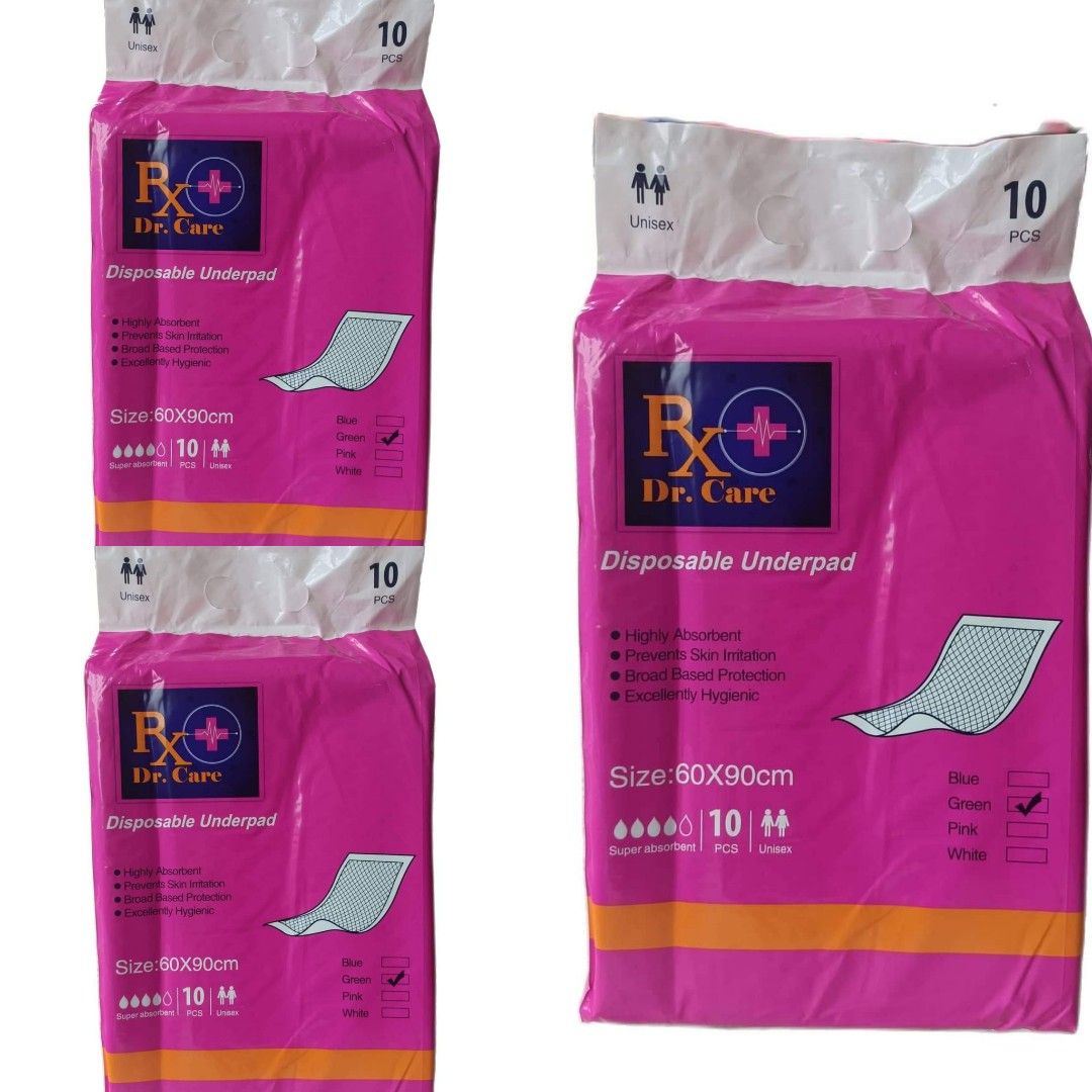 Rx Dr.care Disposable Underpads, Health & Nutrition, Medical Supplies
