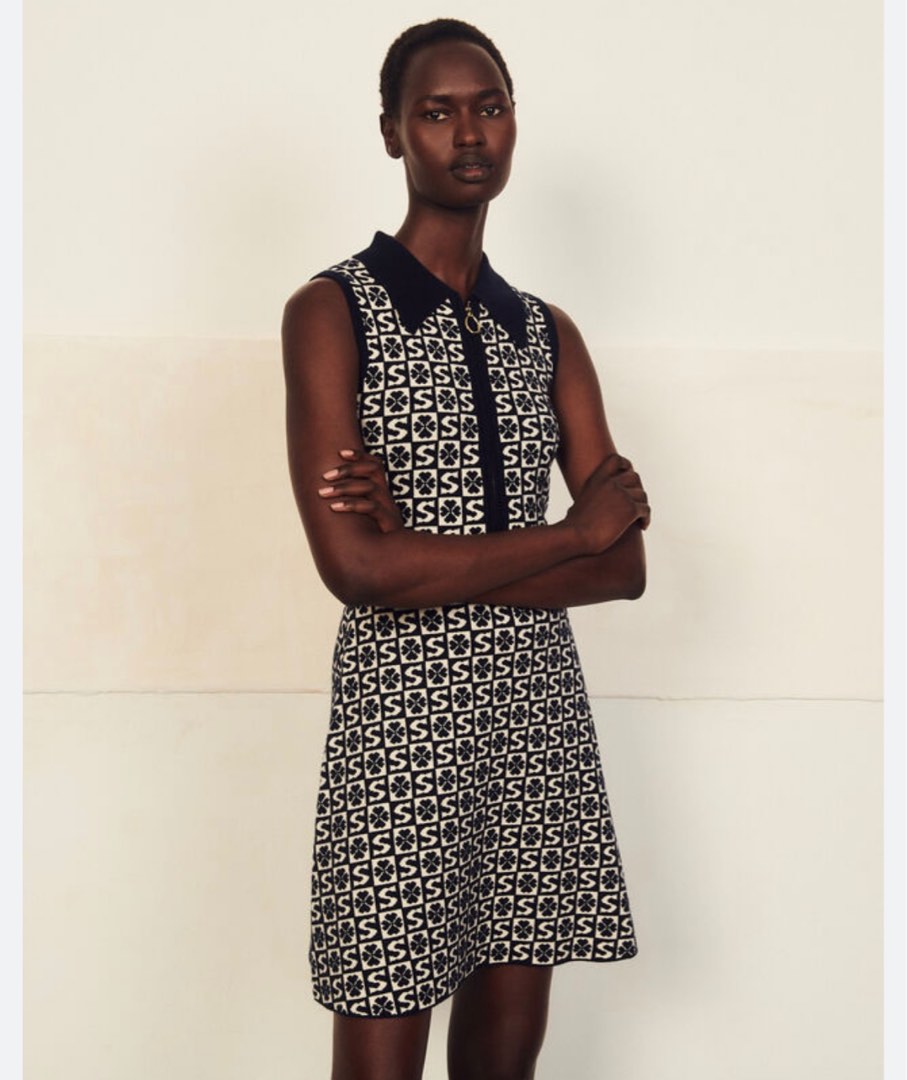 SANDRO Knit Dress size 36 Women s Fashion Dresses Sets