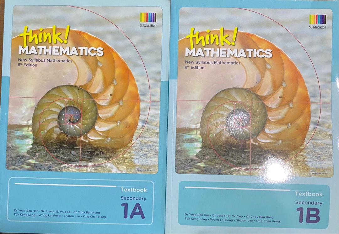 Sec 1 Math Textbook A and B, Hobbies & Toys, Books & Magazines ...