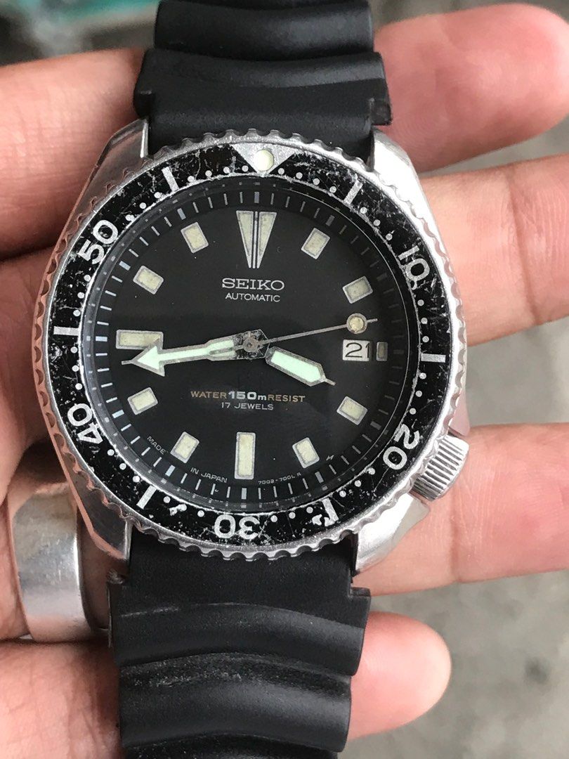 SEIKO DIVER'S 7002-7001, Men's Fashion, Watches & Accessories, Watches on  Carousell
